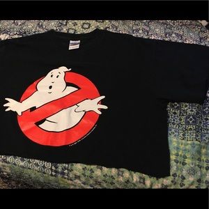 Ghostbusters Shirt Crop Top